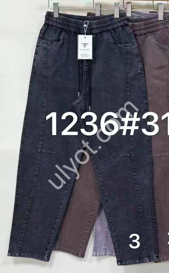 ШТАНЫ (31-36) СВ.КОРИЧНЕВЫЙ 1236-6