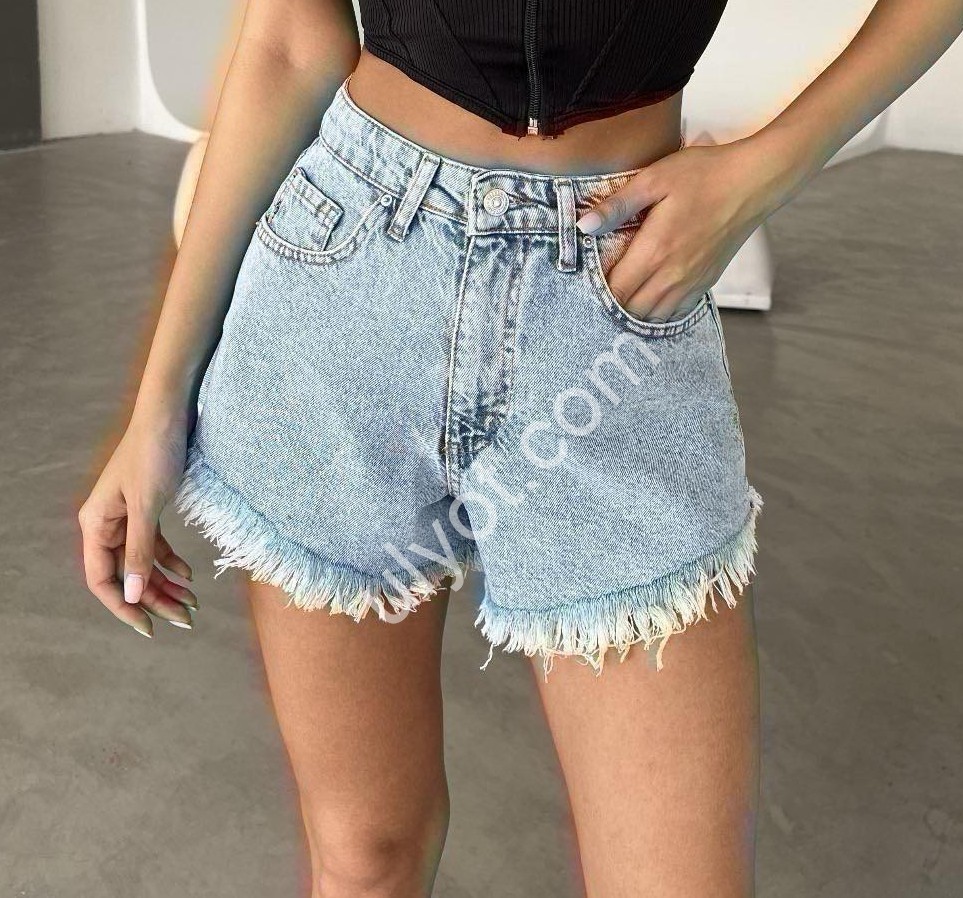ШОРТИ TOP SHOP (25-30) БЛАКИТНИЙ 1375