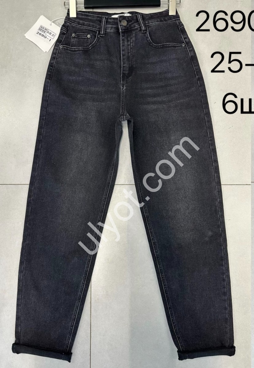 ДЖИНСЫ (25-30) ГРАФИТ 2690-1