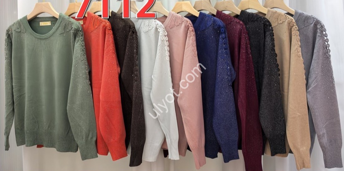 СВІТЕР (ONE SIZE 48-54) МІКС 7112