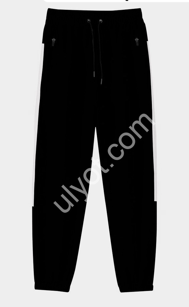 ШТАНЫ AUDSA (M-3XL) МАНЖЕТ ЧЕРНЫЙ A229