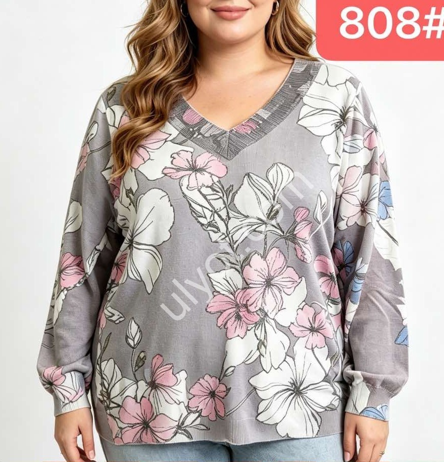 СВИТЕР (ONE SIZE 52-56) МИКС 808