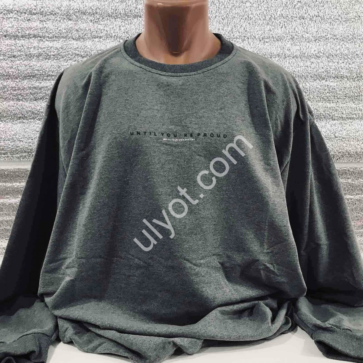 СВИТШОТ STRONGMAN (7XL-10XL) ХАКИ 