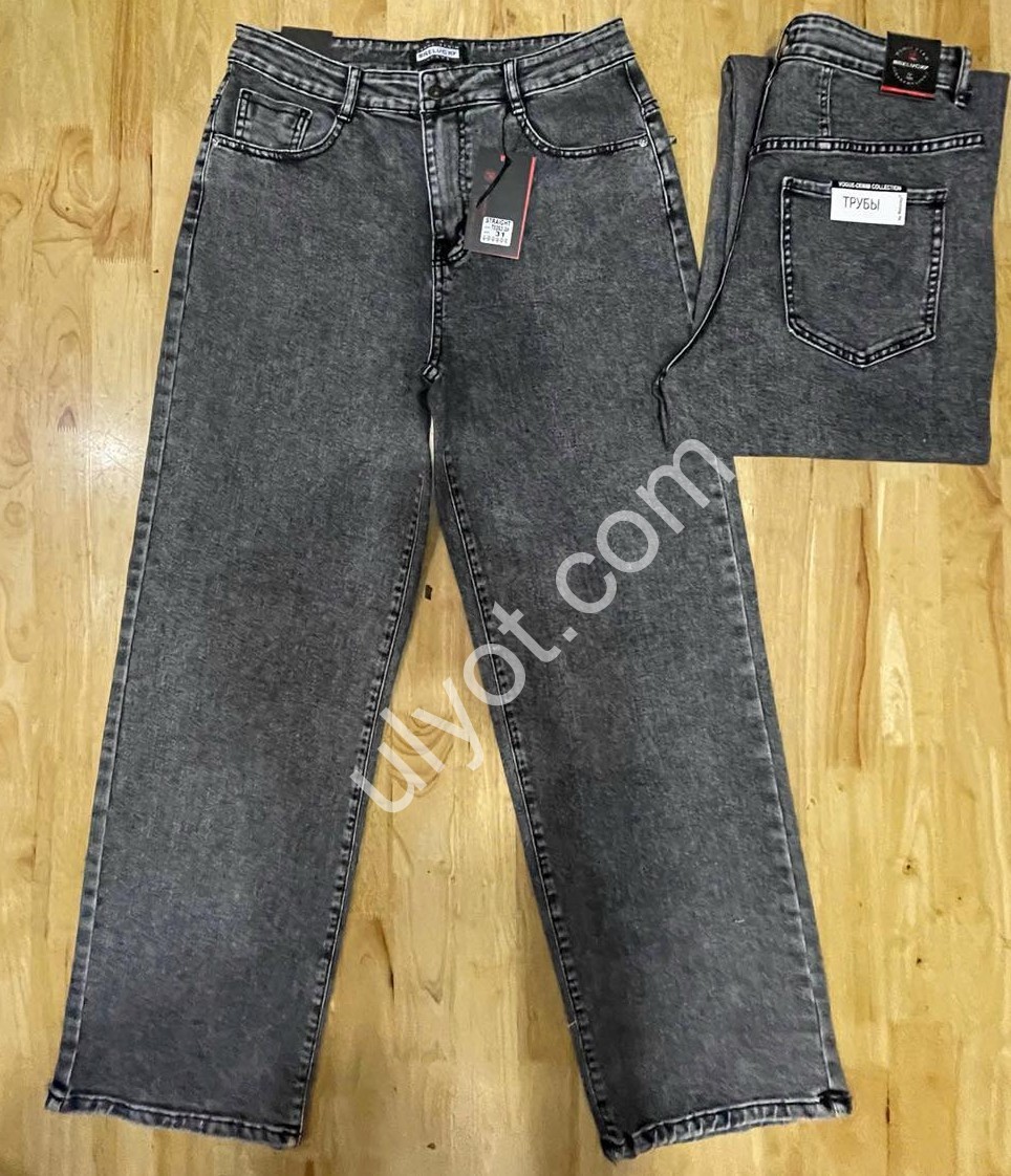 ДЖИНСИ RELUCKY (31-38) СІРИЙ T0252-3
