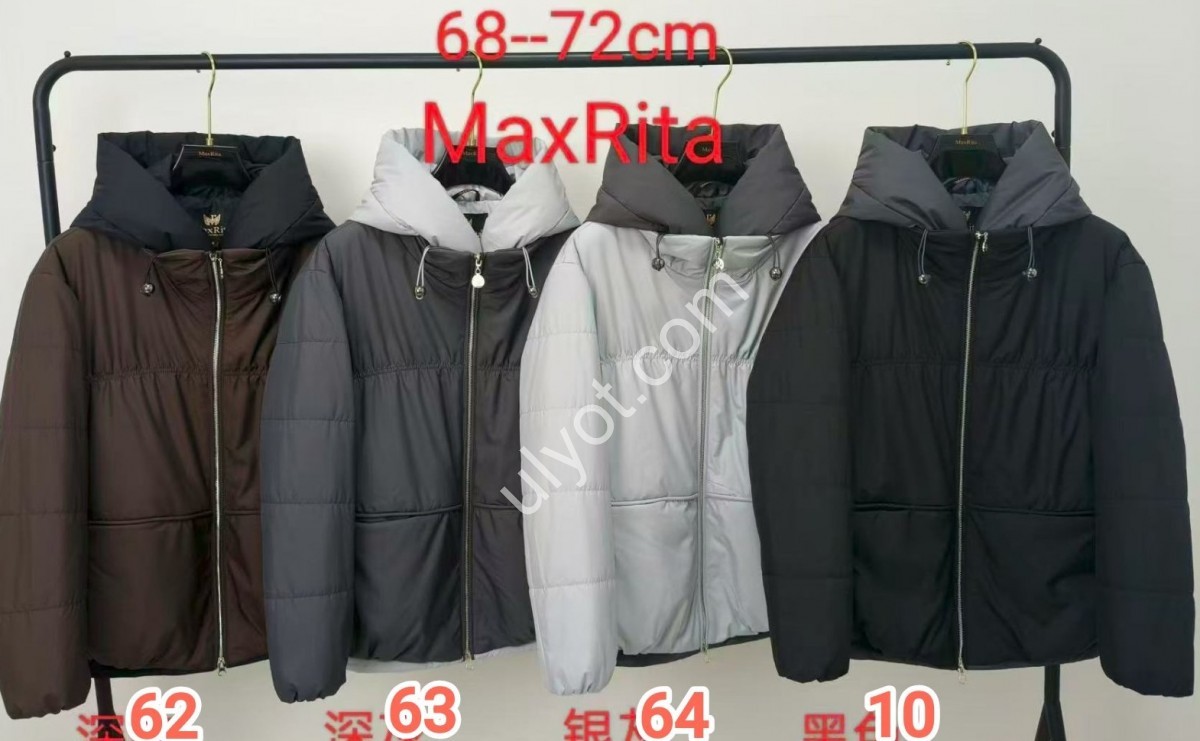 КУРТКА MAX RITA  (S-2XL) ШОКОЛАД 2612-62