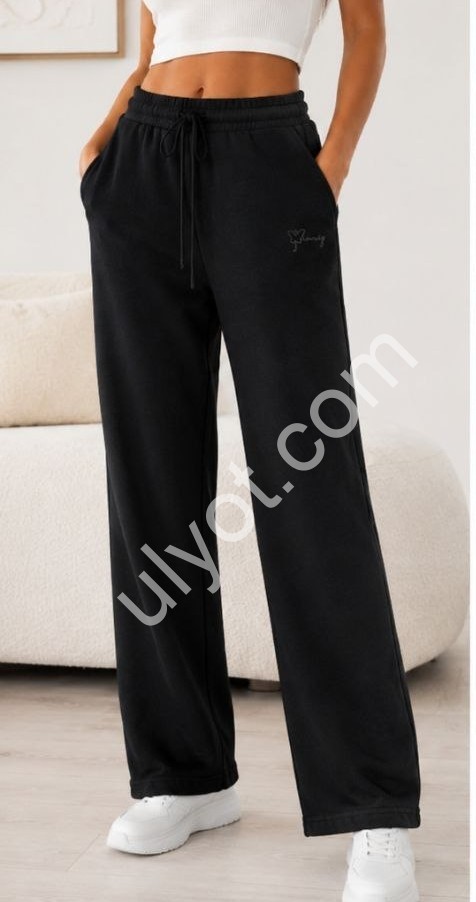 ШТАНЫ (2XL-6XL) ПРЯМОЙ ЧЕРНЫЙ 105