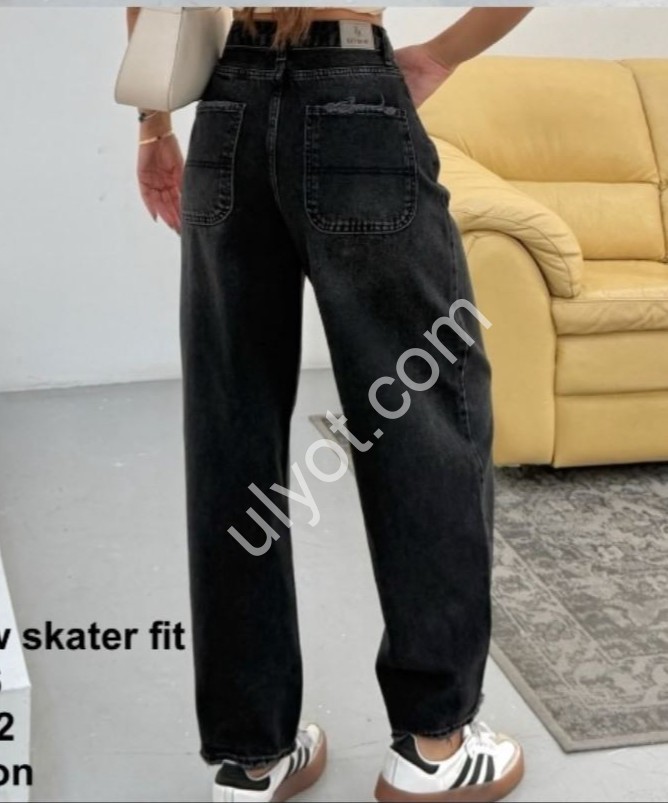 ДЖИНСЫ ZEO BASIC (34-42) ГРАФИТ 5546