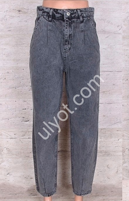 ДЖИНСЫ TOP SHOP (25-32) ГРАФИТ 6836