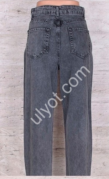 ДЖИНСЫ TOP SHOP (25-32) ГРАФИТ 6836
