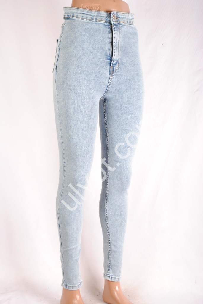ДЖИНСЫ TOP SHOP (25-32) ГОЛУБОЙ 4981