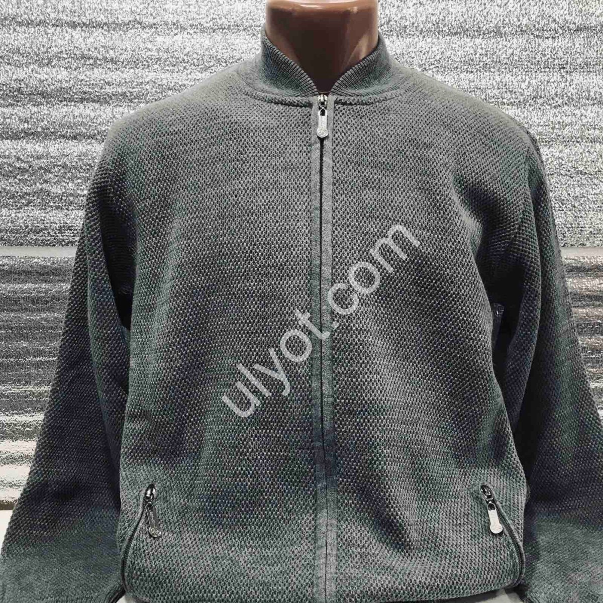 КАРДИГАН DEVANTI (L-2XL) СІРИЙ 72101