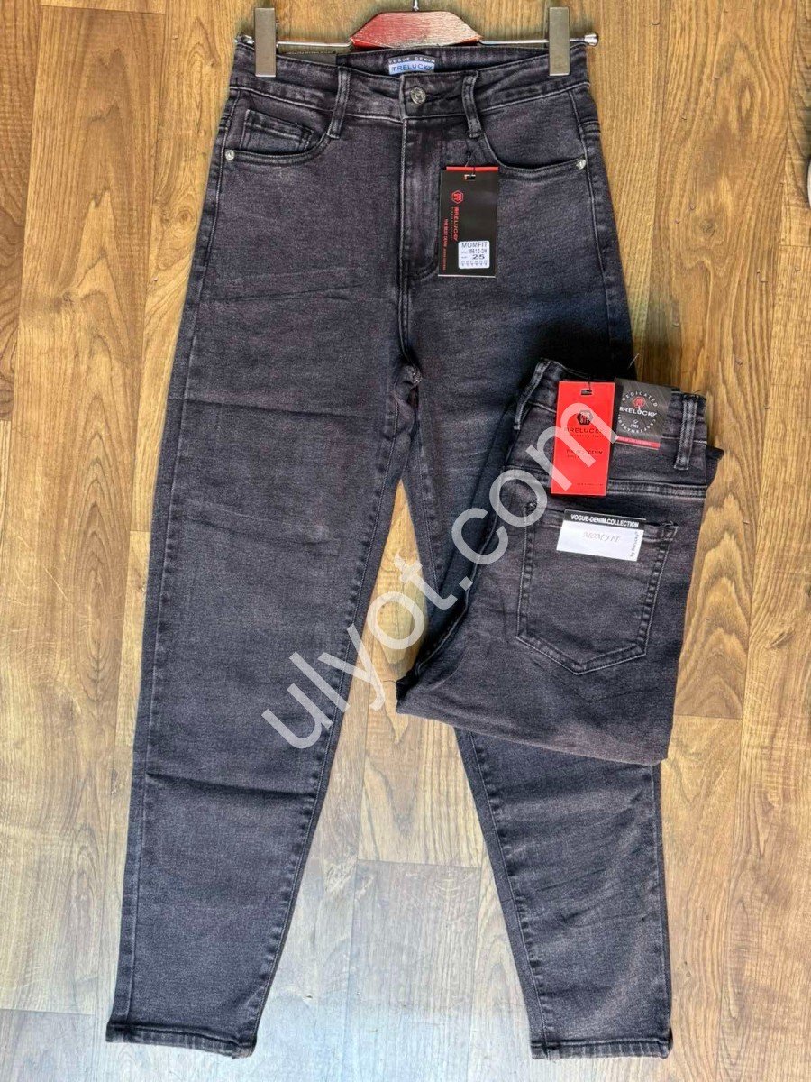 ДЖИНСЫ RELUCKY (25-30) Т.СЕРЫЙ 612