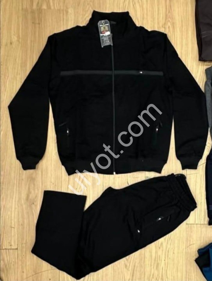 CПОРТ.КОСТЮМ (XL-3XL) ПРЯМИЙ ЧОРНИЙ 5846
