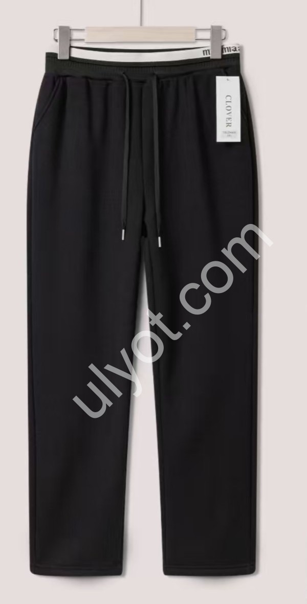 ШТАНИ (3XL-6XL) ФЛІС ПРЯМИЙ МІКС 4966