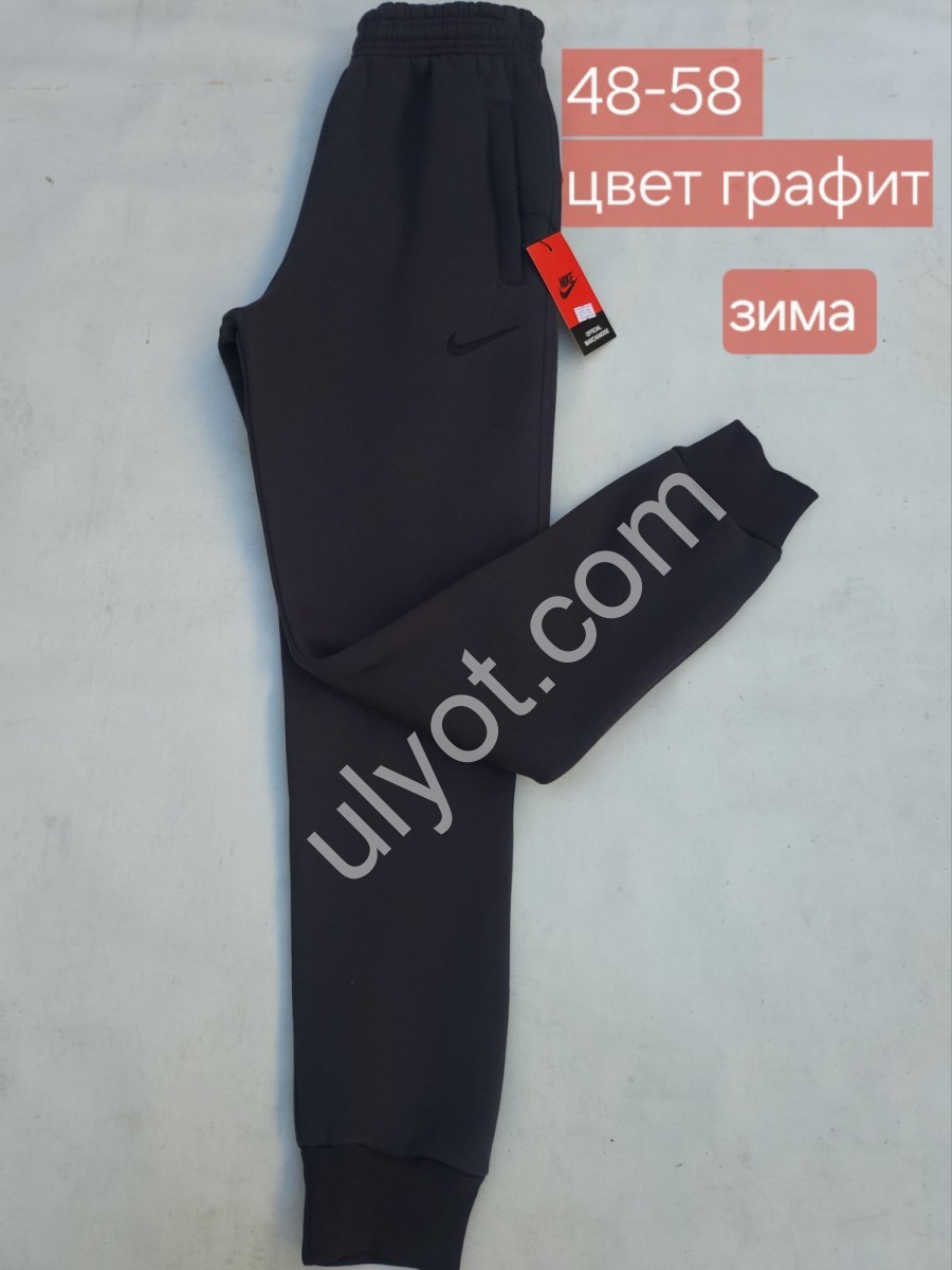СПОРТ.ШТАНЫ N02 (48-58) МАНЖЕТ ГРАФИТ 
