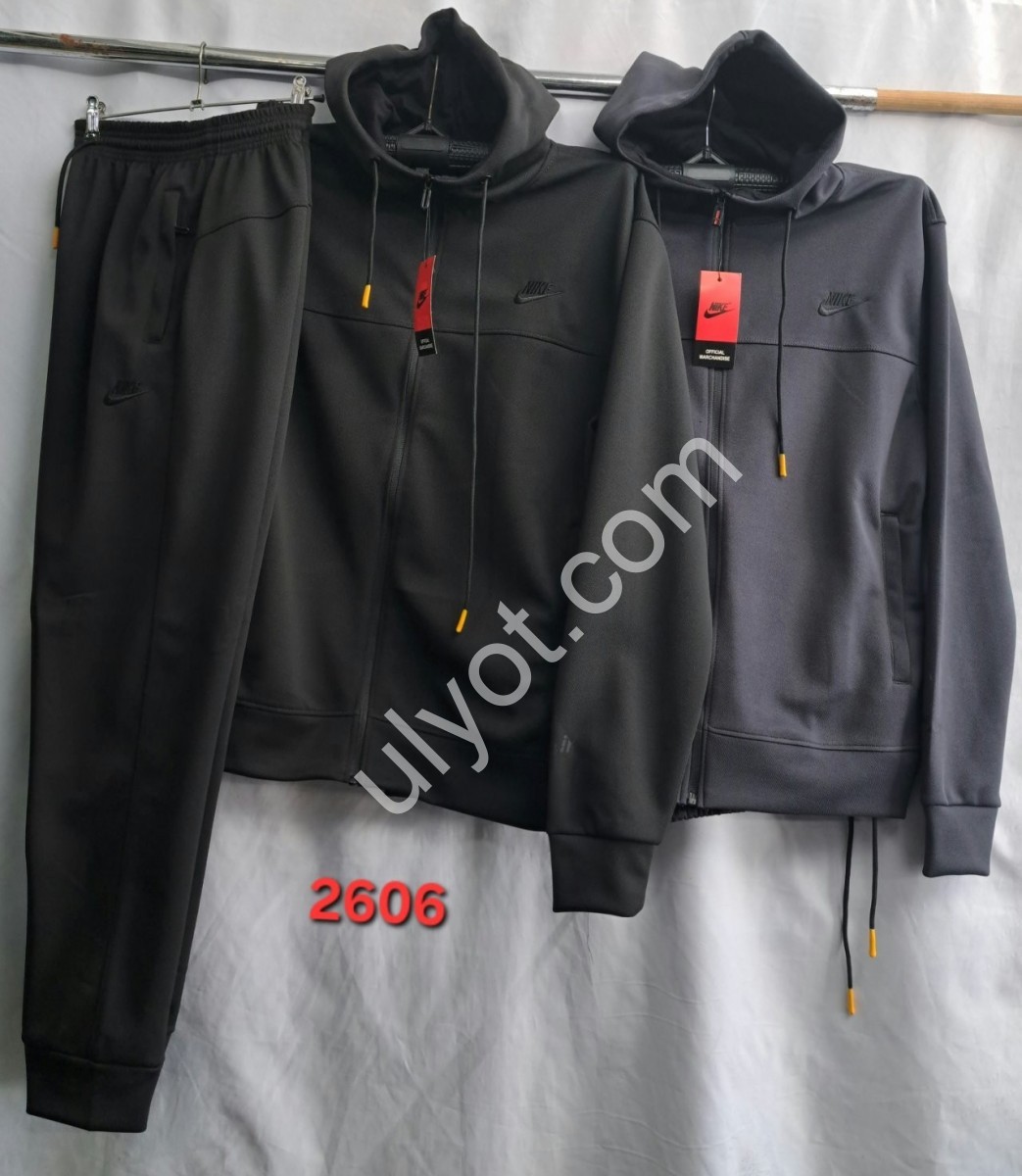 СПОРТ.КОСТЮМ N02 (48-58) МАНЖЕТ Т.СЕРЫЙ 2606
