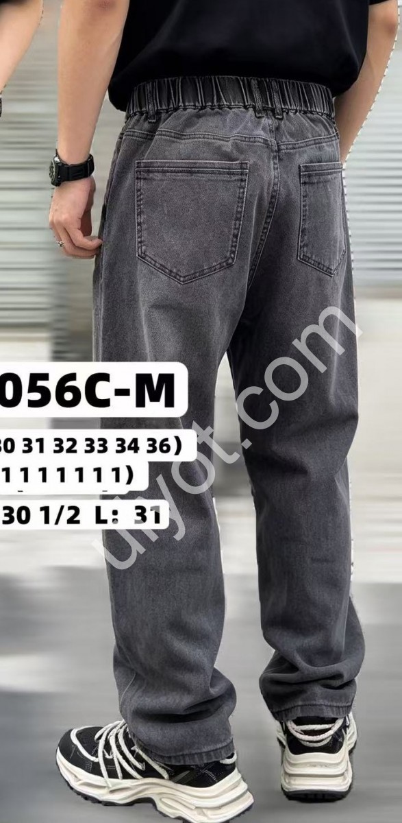 ДЖИНСЫ GOD BOREST (28-36) СЕРЫЙ 1056