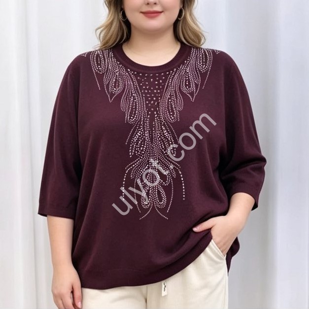 СВИТЕР (ONE SIZE 52-56) МИКС 1143