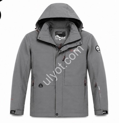 КУРТКА AUDSA (M-3XL) СІРИЙ 26012