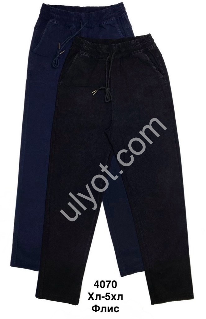 ШТАНИ (XL-5XL) БАЙКА МІКС 4070