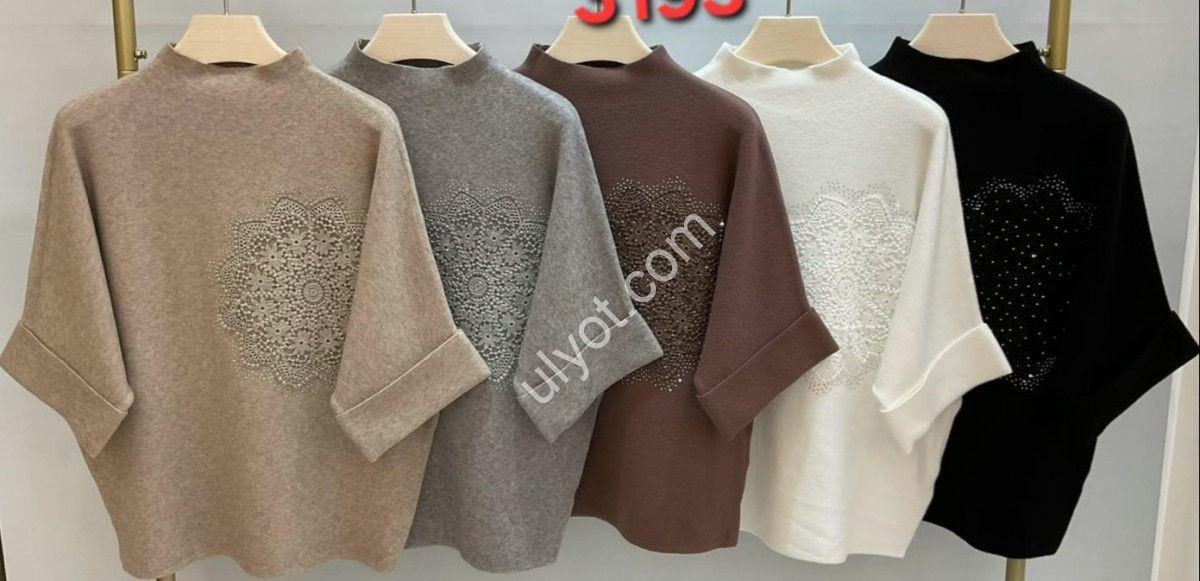 СВИТЕР (ONE SIZE 48-54) МИКС 3193