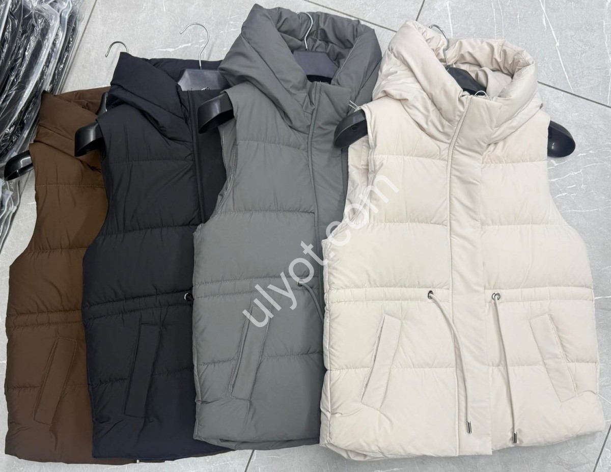 ЖИЛЕТКА (S-2XL) МОЛОКО M26808