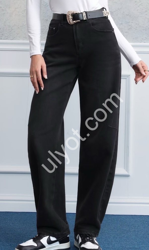 ДЖИНСЫ M.SARA (XS-XL) ЧЕРНЫЙ 109-A