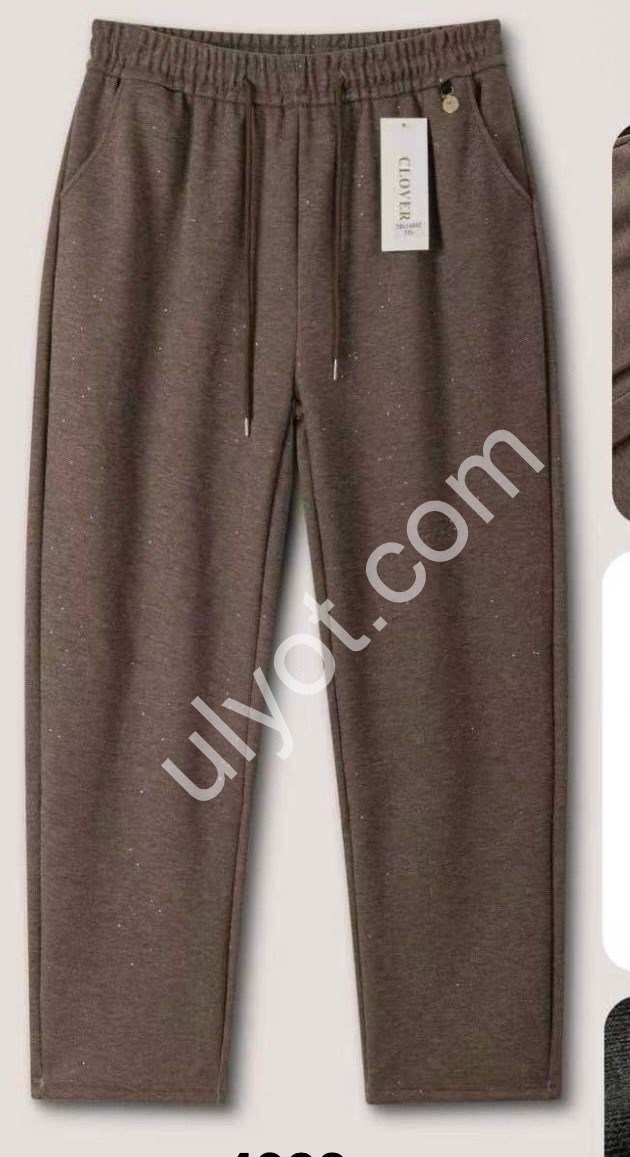 ШТАНИ (3XL-6XL) Хутро СІРИЙ 4982