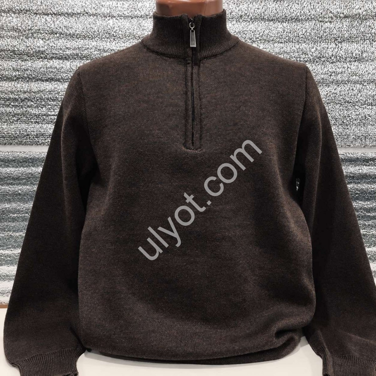 СВІТЕР (M-2XL) Хутро КОРИЧНЕВЕ 808