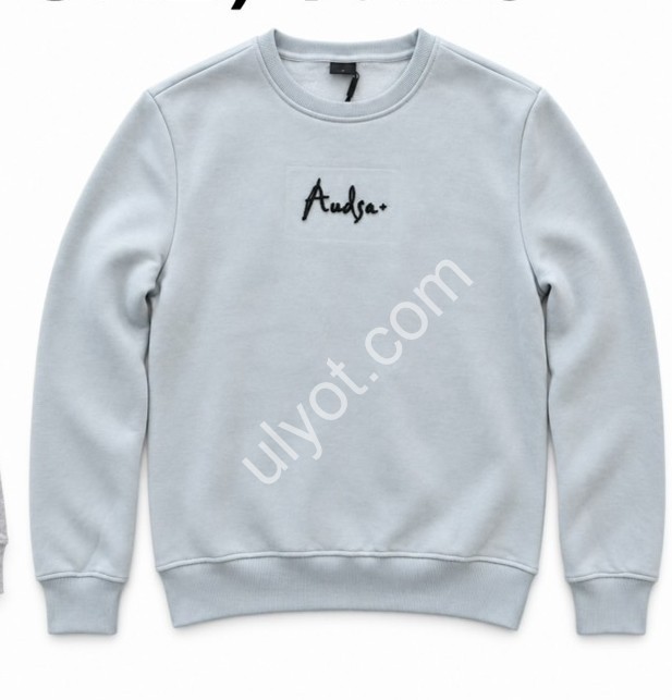 СВИТШОТ AUDSA (M-3XL) ФЛИС СВ.ГОЛУБОЙ 273
