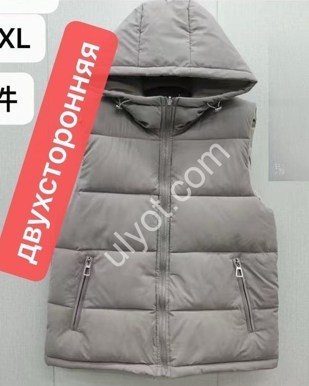 ЖИЛЕТКА (M-2XL) СЕРЫЙ JL9136
