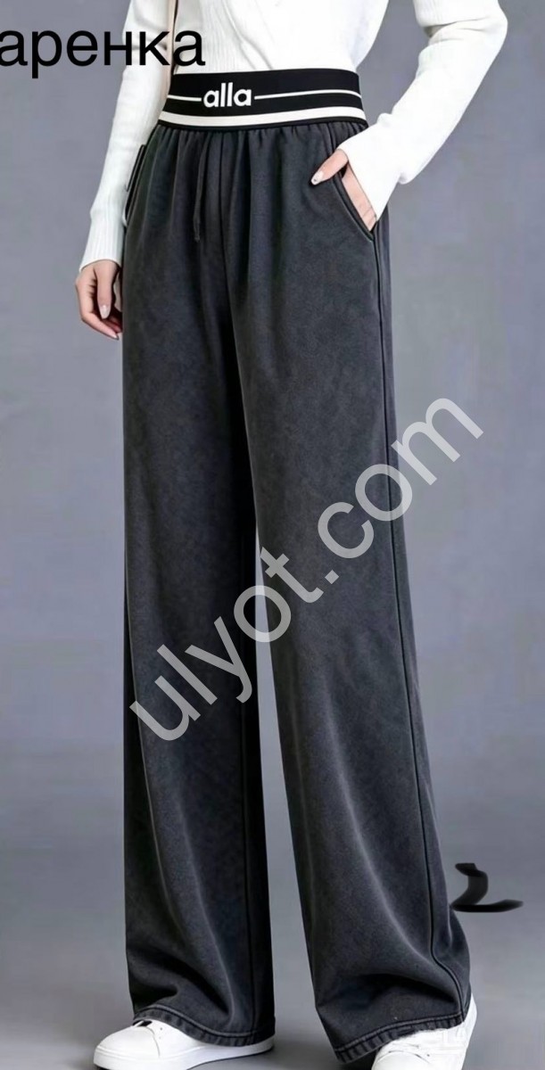 ШТАНЫ (6XL-10XL) ФЛИС ПРЯМОЙ МИКС 2011