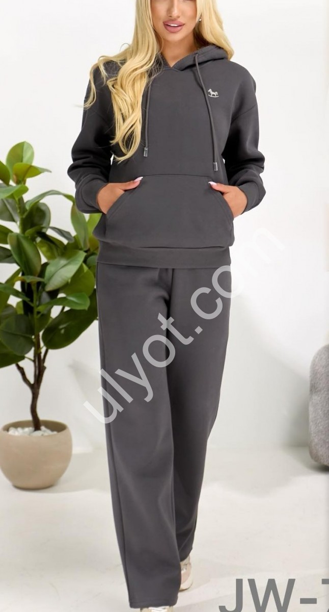КОСТЮМ (L-4XL) МИКРОМЕХ ПРЯМОЙ БЕЛЫЙ 7017