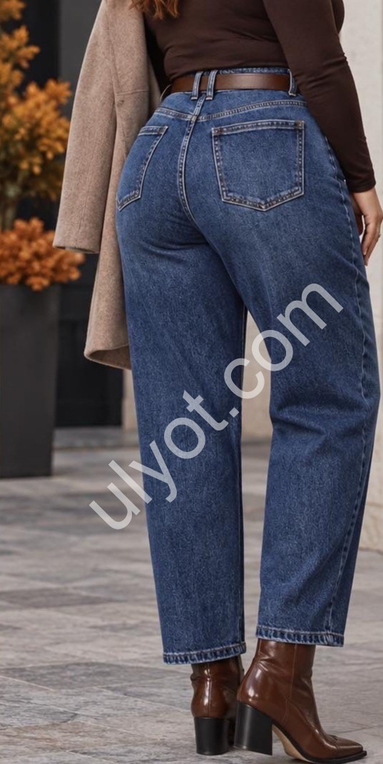 ДЖИНСИ M.SARA (L-4XL) Т.СИНІЙ 1323-3