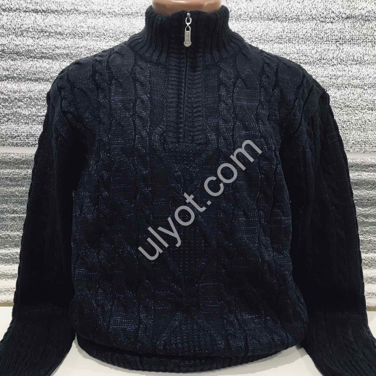 СВІТЕР DEVANTI (L-2XL) Т.СИНІЙ 77114