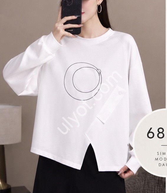 СВИТШОТ (ONE SIZE ) МИКС 6863
