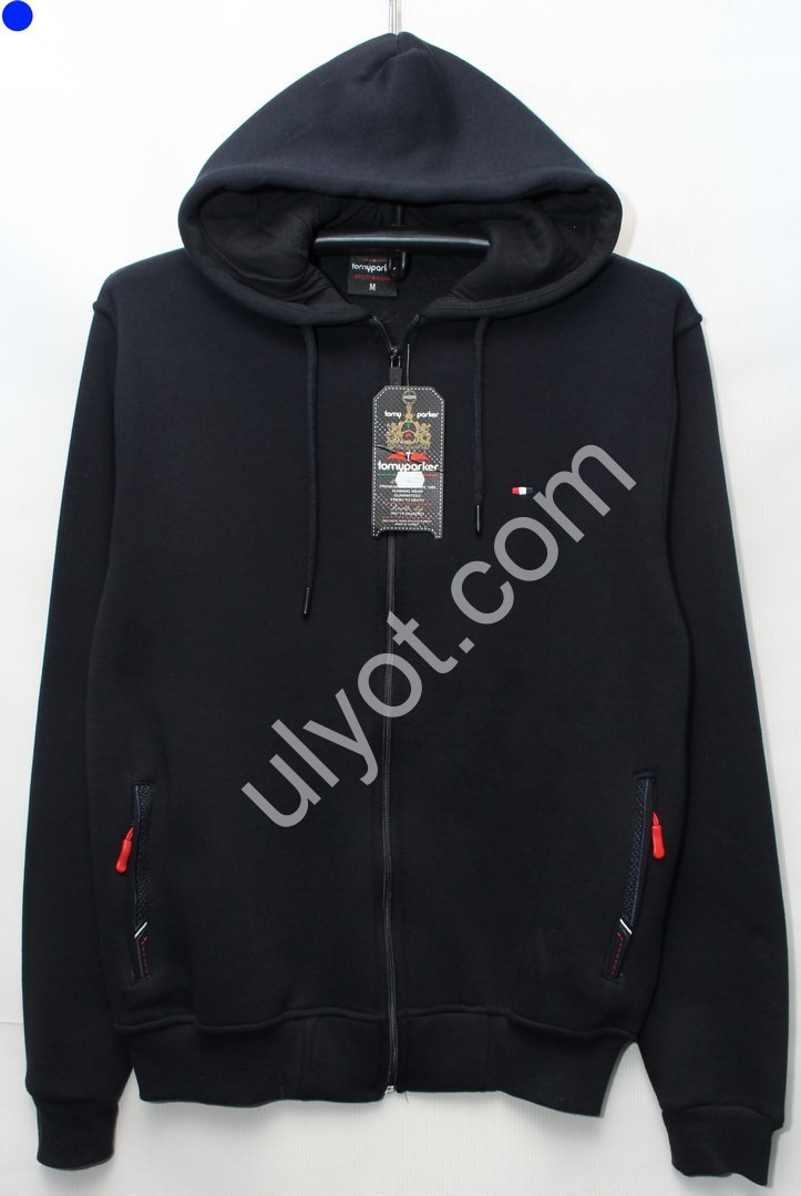 КОФТА (M-2XL) БАЙКА Т.СИНИЙ 6078