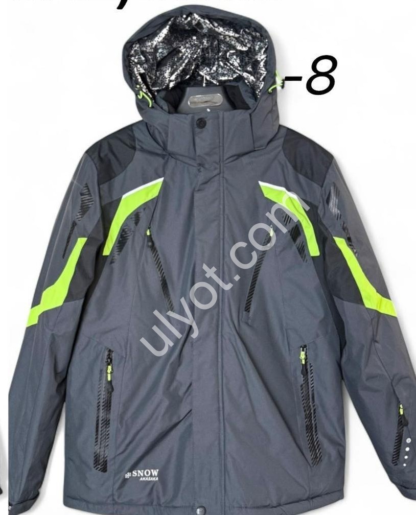 КУРТКА ТЕРМО (M-3XL) Т.СІРИЙ 22091-8