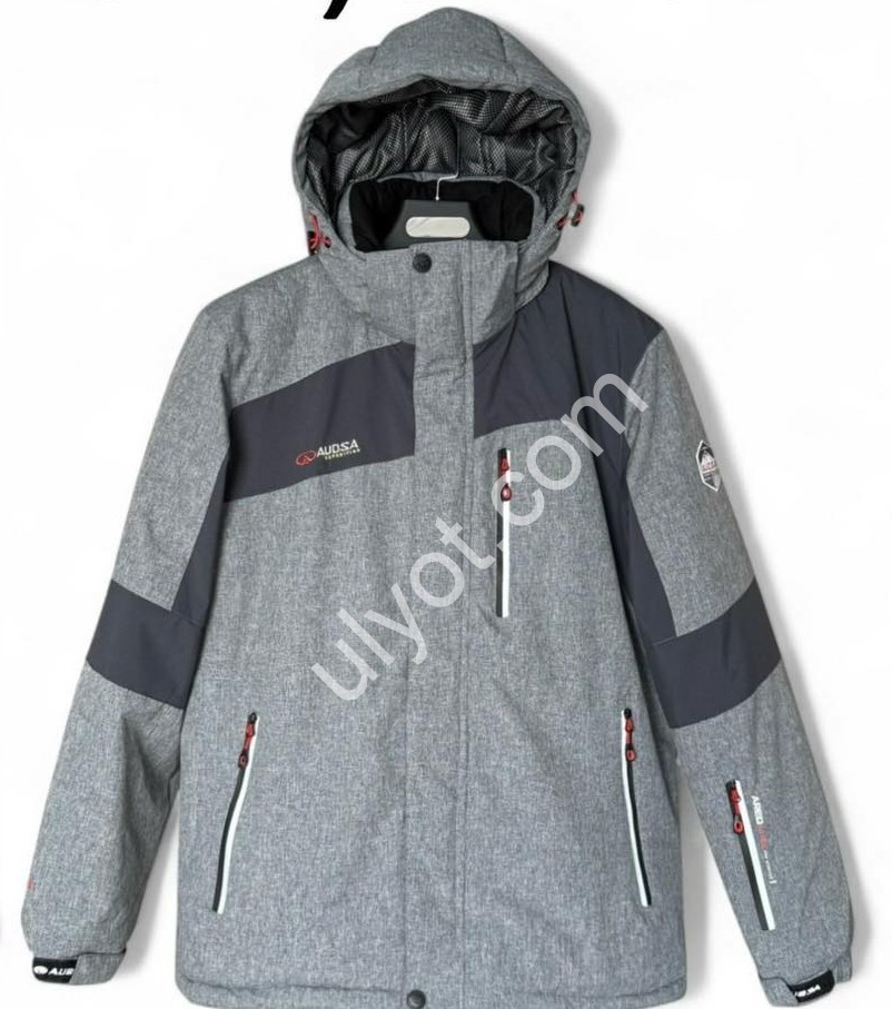 КУРТКА ТЕРМО (M-3XL) СВ.СІРИЙ 25065