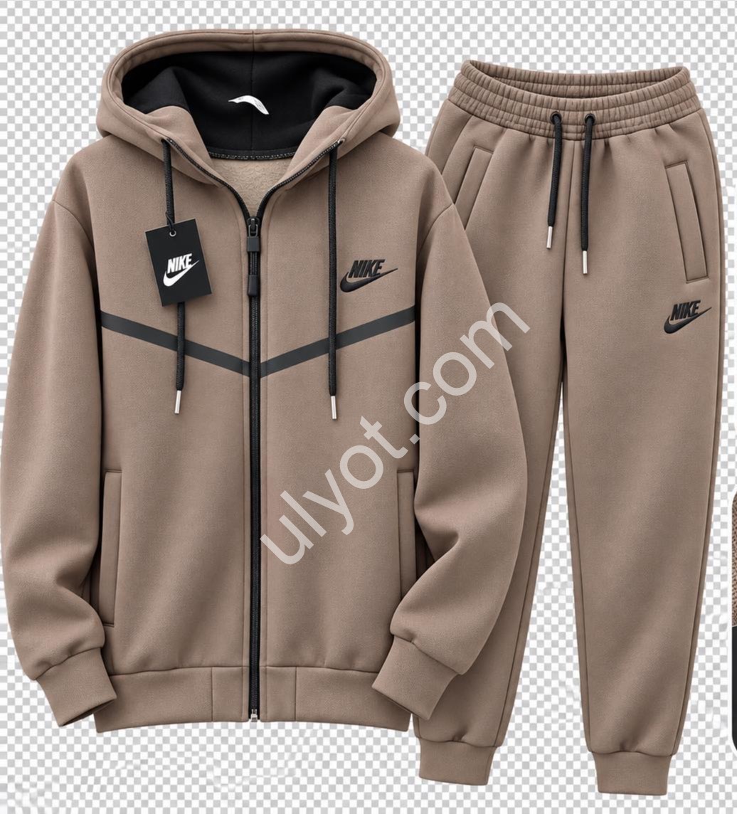 СПОРТ.КОСТЮМ N02 (46-54) ФЛИС МАНЖЕТ БЕЖ 