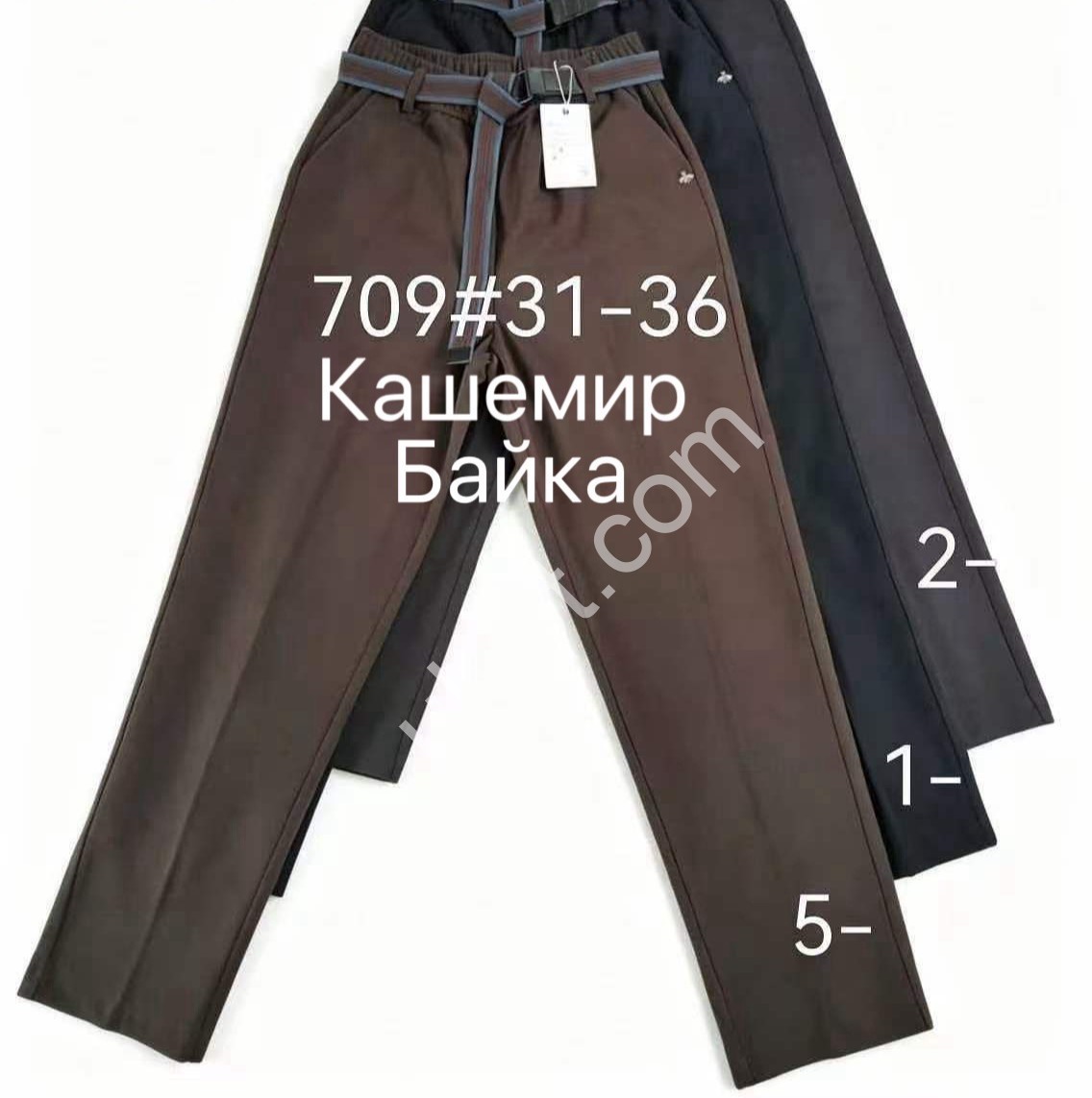 ШТАНИ (31-38) БАЙКА СІРИЙ 709-2