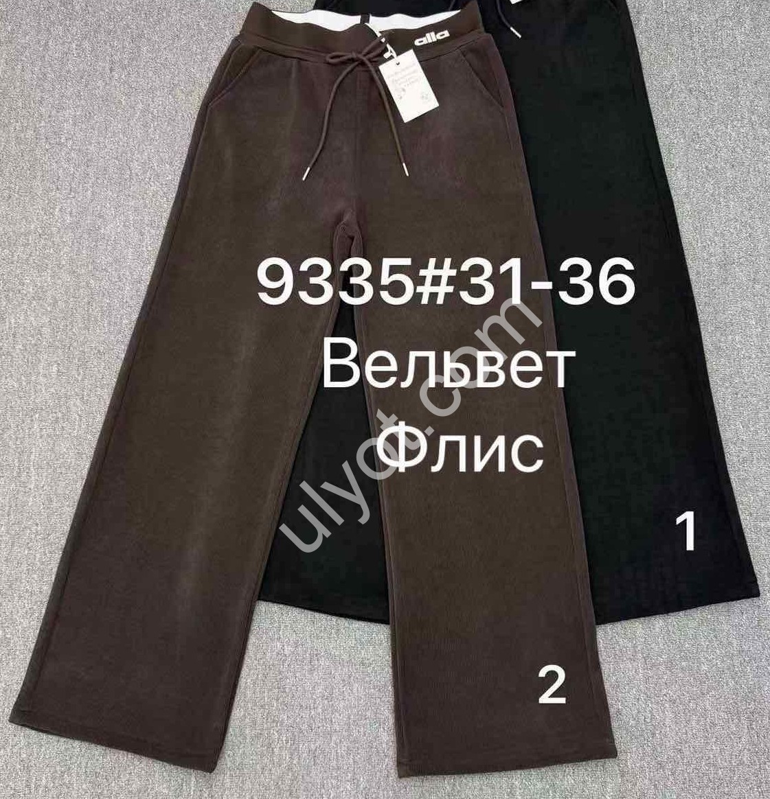 ШТАНИ (31-36) ФЛІС ШОКОЛАД 9335-2