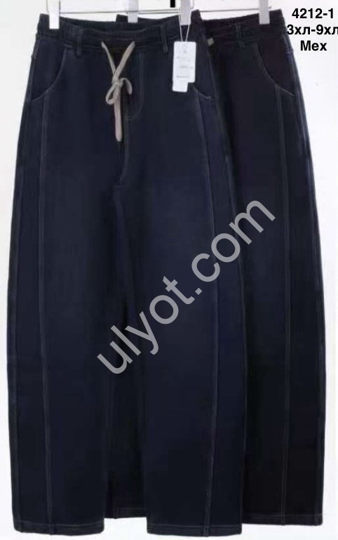 ШТАНИ (3XL-10XL) Хутро Мікс 4212-1
