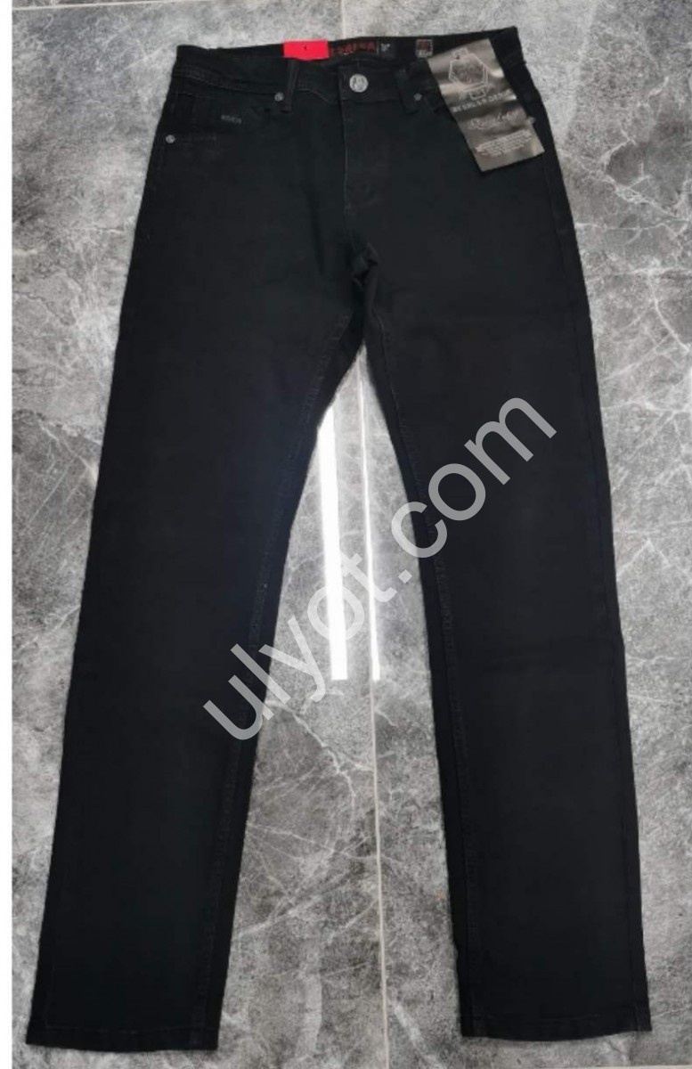 ДЖИНСЫ RESALSA (30-38) ЧЕРНЫЙ 0056DT