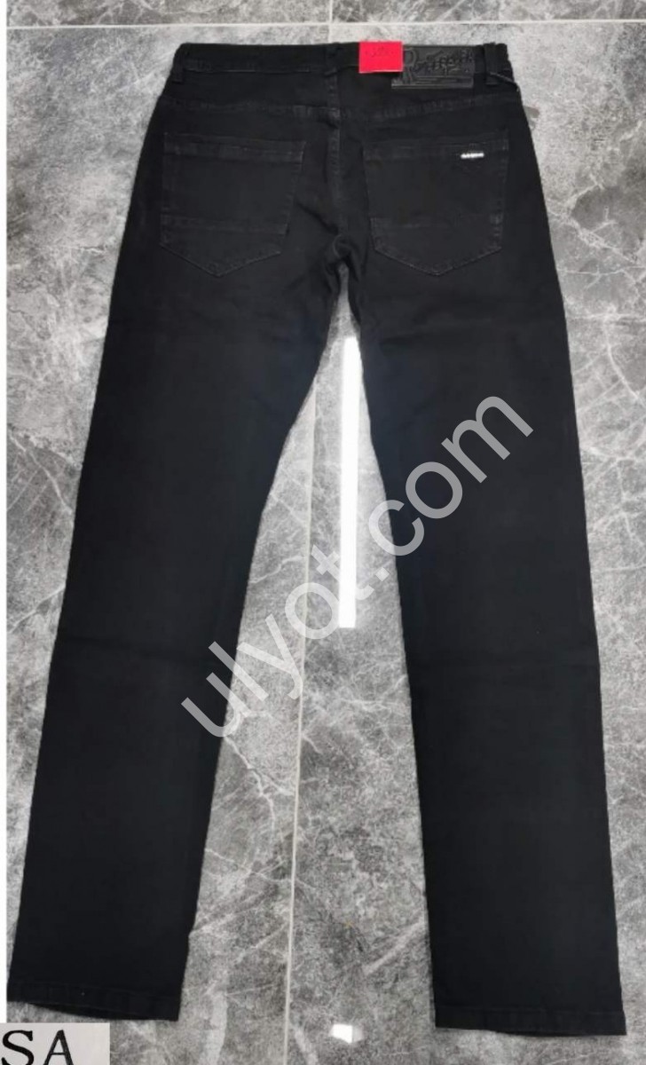 ДЖИНСЫ RESALSA (30-38) ЧЕРНЫЙ 0056DT