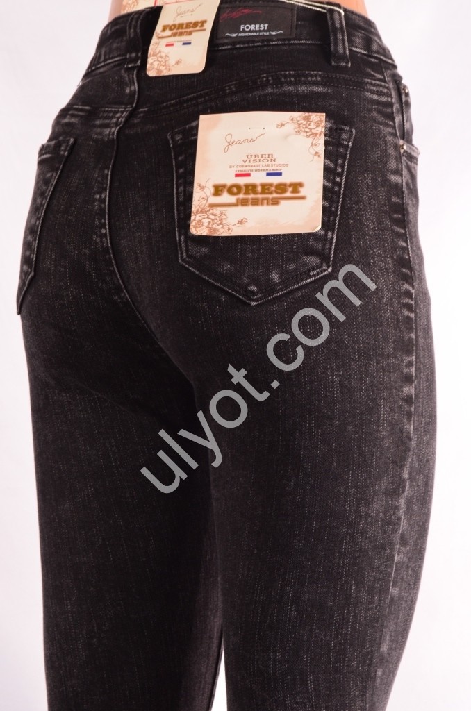 ДЖИНСИ FOREST JEANS (25-30) ГРАФІТ 5566