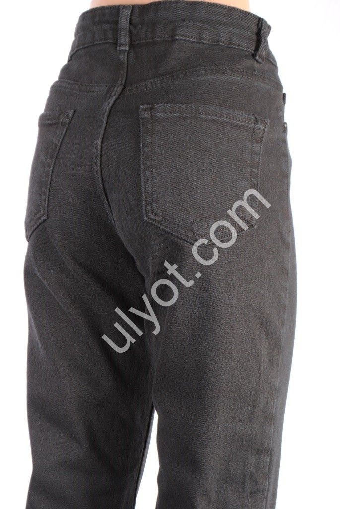 ДЖИНСЫ TOP SHOP (25-32) ЧЕРНЫЙ БАЙКА 4906
