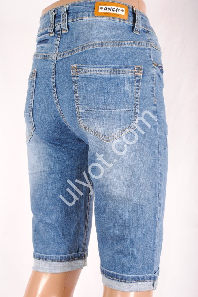 Фото 1 ШОРТЫ NEW JEANS (28-36) СИНИЙ 819
