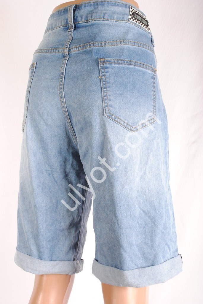 Фото 1 ШОРТЫ NEW JEANS (31-36) ГОЛУБОЙ 3033
