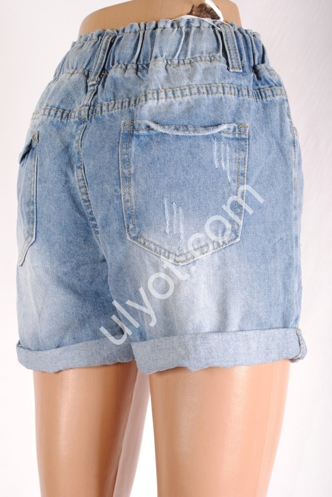 ШОРТЫ NEW JEANS (25-30) ГОЛУБОЙ 3044
